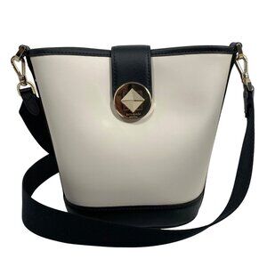 Kate Spade Black and Cream Shoulder Bag